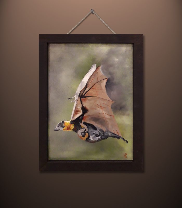 Bat by Vincent Butler Artist Morayshire Scotland