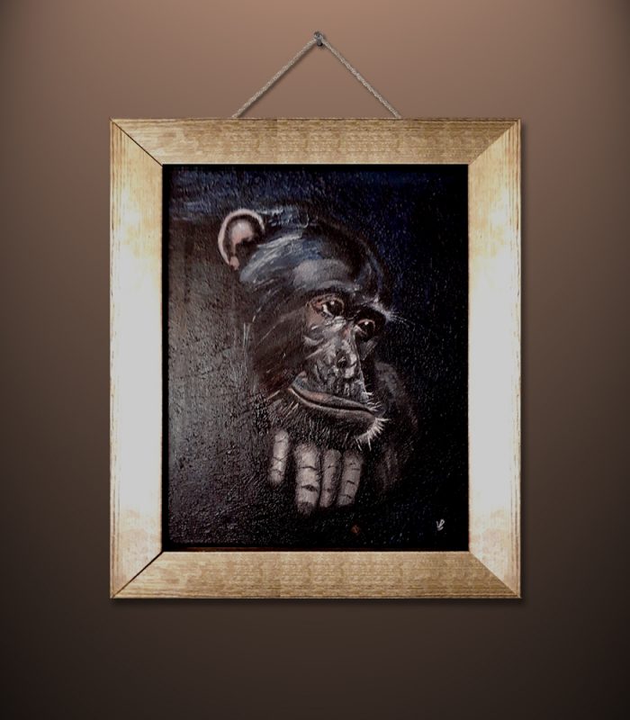 Chimpanzee by Vincent Butler Artist Morayshire Scotland