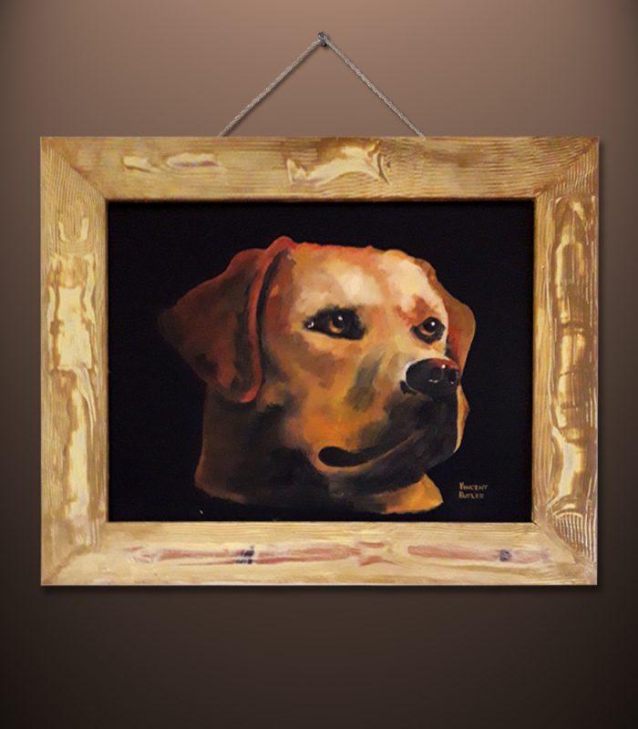 Dog by Vincent Butler Artist Morayshire Scotland