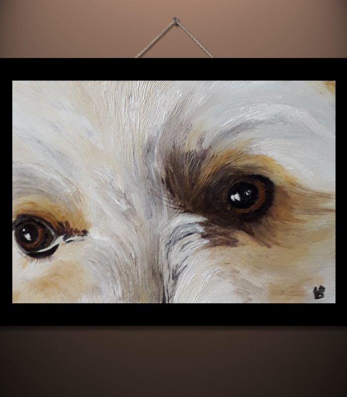 Dog by Vincent Butler Artist Morayshire Scotland