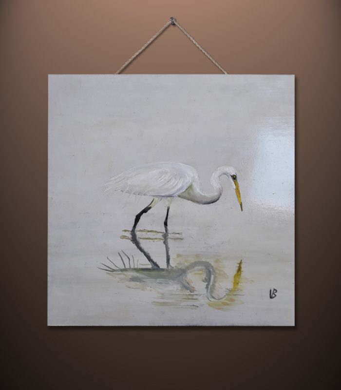 Heron by Vincent Butler Artist Morayshire Scotland